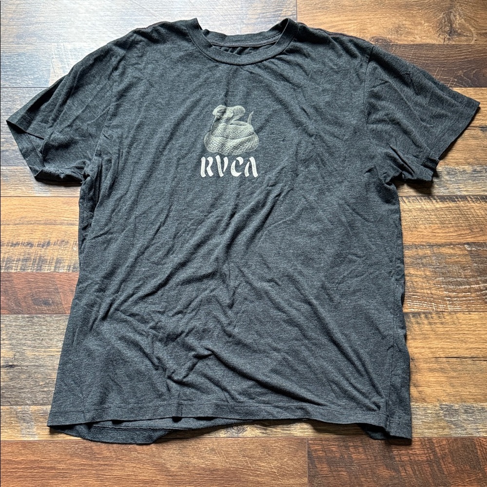 RVCA Men's Charcoal Gray Tee